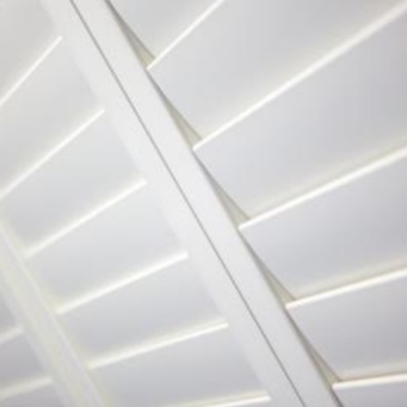 Plantation Thermalite shutters in a commercial fit-out